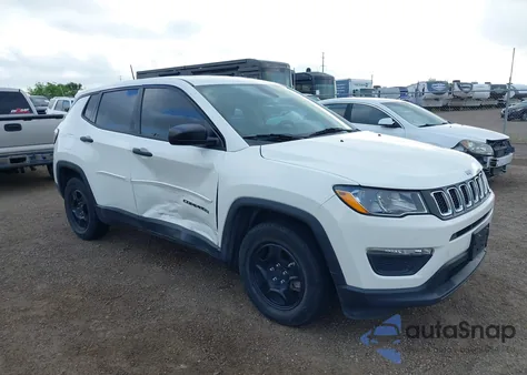 2021 Jeep Compass Sport Fwd из США, поврежденный, VIN 3C4NJCAB0MT518641